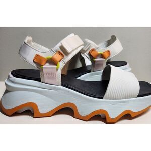 Sorel KINETIC™ Impact Y-Strap High Women's Wedge Sandal, Size 9.5